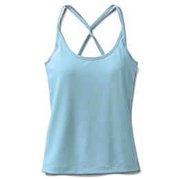 Shop by Sport: Bra Cup Twist Top - Harvest Blue