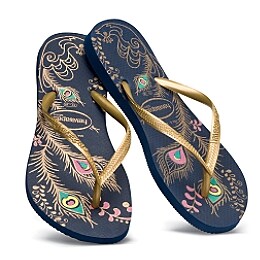 \#3  Slim Peacock Flip-Flop