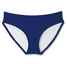 Swim: High Tide Shirred Bottom - Dive Blue