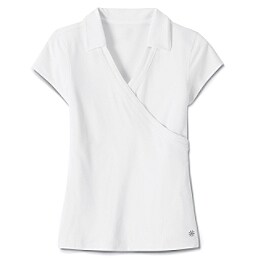 Swim: Wiff Wrap Polo - White