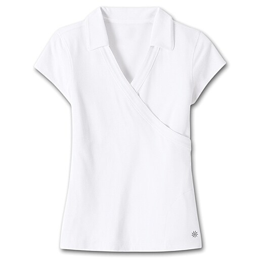 Athleta Wiff Wrap Shorts Sleeve Polo Athleta Wiff Wrap Shorts Sleeve Polo