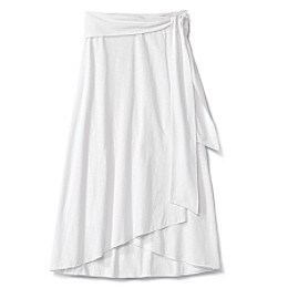 Swim: Tie Wrap Skirt - White