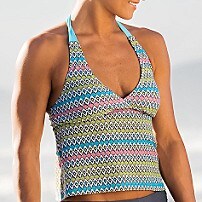 Poipu Wrap Halter Tankini