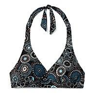 Sequin Floral Bra Cup Bikini