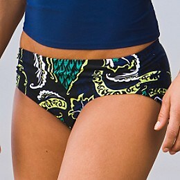 Swim: Antilles High Tide Shirred Bottom - Antilles