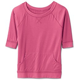 Swim: Tissue Sweatshirt - Pink Taffy