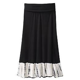 Dip Dyed Rollover Skirt by Pink Lotus