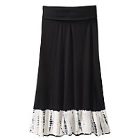 Dip Dyed Rollover Skirt by Pink Lotus