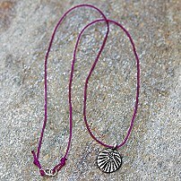Tiny Charm Fan Necklace by Bronwen.