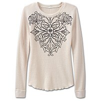 Sparkle Waffle Baroque Tee