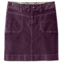 Washed Velvet Skirt