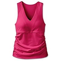 Bra Cup Empire Vee Neck Tank