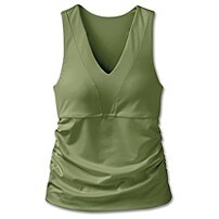 Bra Cup Empire Vee Neck Tank