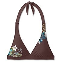 Mix Match Hibiscus Banded Halter Top