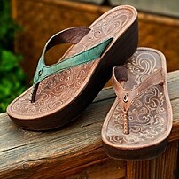 Paniolo Wedge Flip Flop by Olukai�