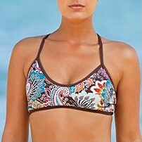 Bold Paisley Reversible Tow-In Top