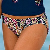 Stained Glass Paisley Medium Tide Bottom