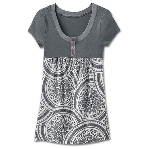 Plus Size Clothing,  Plus Size Womens Clothing Baby Doll Henley by Pink Lotus plus size sleepwear,  plus size sleep,  plus size nightgowns,  plus size pajamas,  