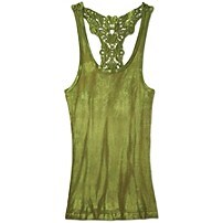 Active Lace Back Rib Tank by Pink Lotus