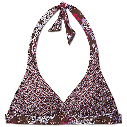 Athleta Grapevine Bras size 34c Cup Halter Bikini - Kaleidoscope