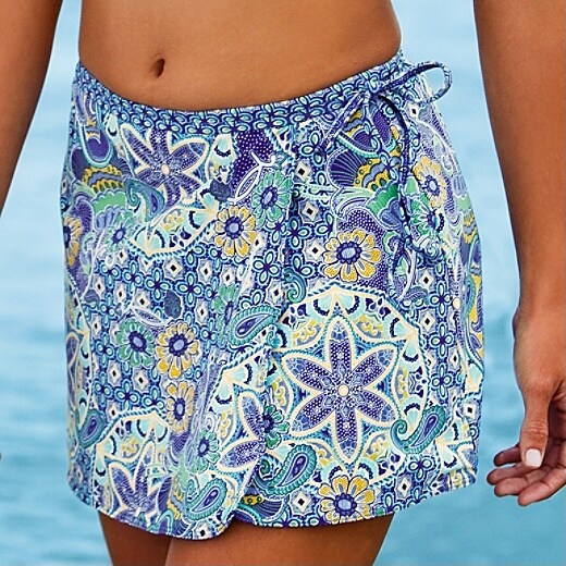 Athleta McGraw Reversible Wrap Swim Skirt