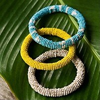 Beaded Bangles by Cocobelle