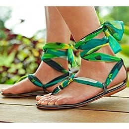 Leg Wrap Sandals