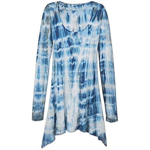 Tie Dye Handkerchief Tunic by Pink Lotus