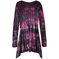 Tie Dye Handkerchief Tunic by Pink Lotus