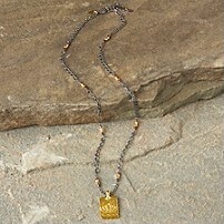 Lotus Vermeil Pendant