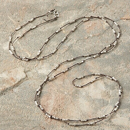 Long Thai Trail Necklace by Bronwen Long Thai Trail Necklace by Bronwen