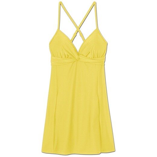 Athleta Solid Twistini Swim One Piece/Dress