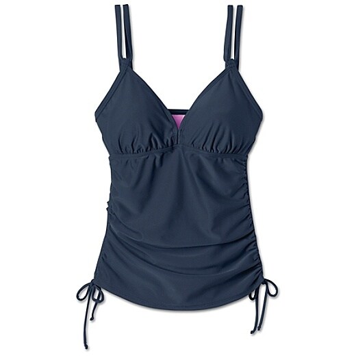 Athleta Shirred Bra Cup Swim Tankini