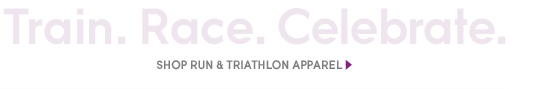 train. race. celebrate. browse our full collection of performance apparel for training & race day