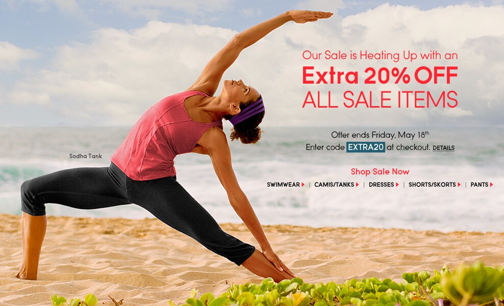 extra 20%off all sale items