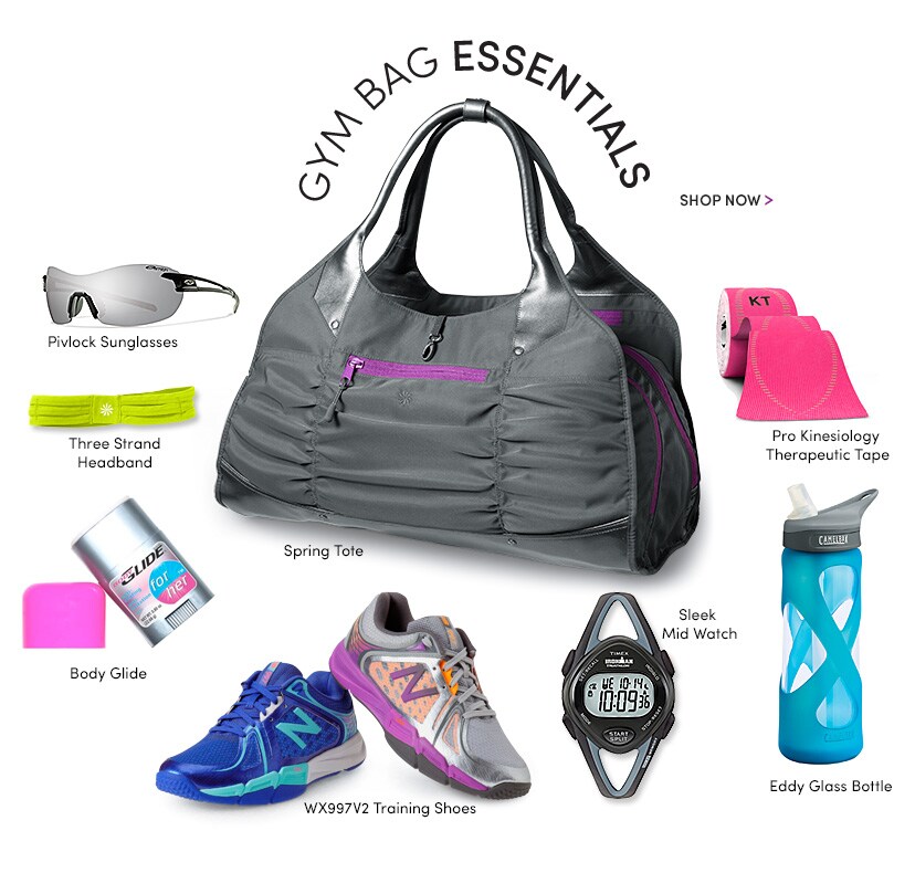 gym bag essentials