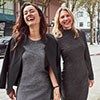 two women in athletas latest fashion