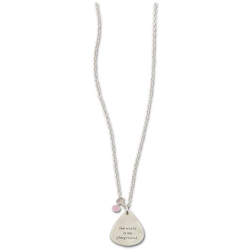The World Is My Playground Necklace The World Is My Playground Necklace