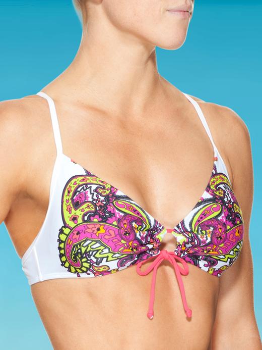 View large product image 1 of 2. Zanzibar Scrunch Bikini Top