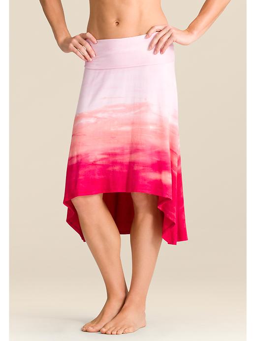 Image number 1 showing, Tie Dye Shark Bite Skirt by Pink Lotus