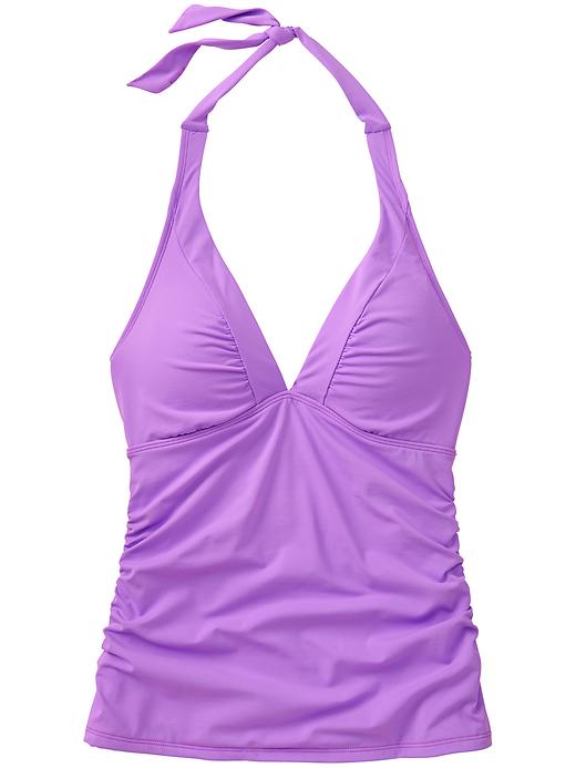View large product image 1 of 1. Shirrendipity Halter Tankini Top