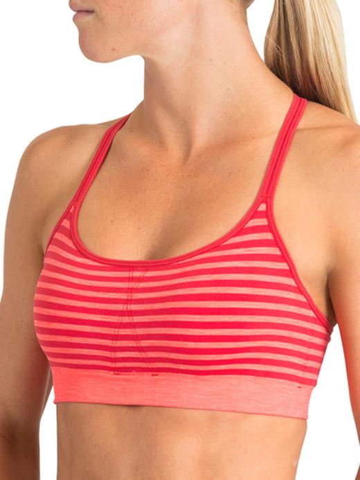 View large product image 1 of 2. Up-Tempo Stripe Seamless Bra