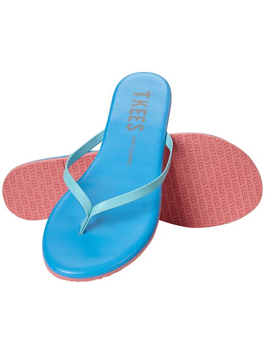 View large product image 1 of 1. Pop Color Flip Flops by Tkees®