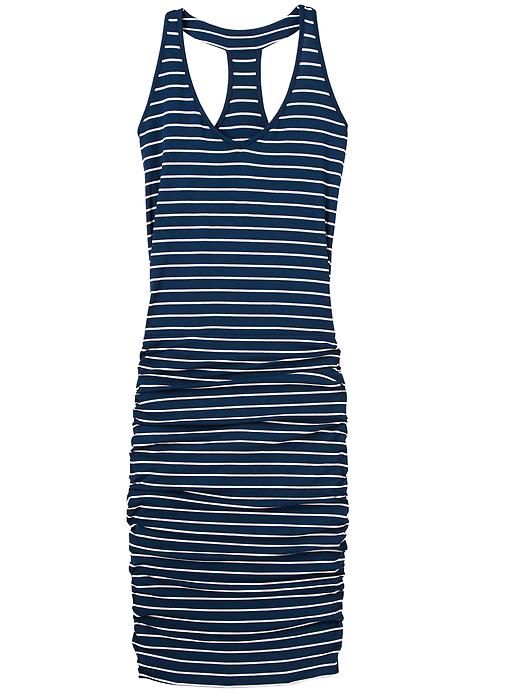 View large product image 1 of 3. Striped Tee Racerback Dress