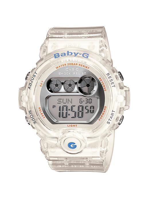 View large product image 1 of 1. Clear Baby G Watch by Casio