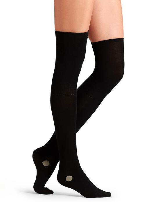 View large product image 1 of 1. Dot Thigh Hi Socks by Hansel From Basel Inc®