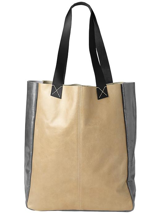 View large product image 1 of 2. Leather Tote
