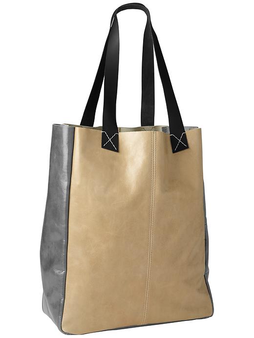 View large product image 2 of 2. Leather Tote
