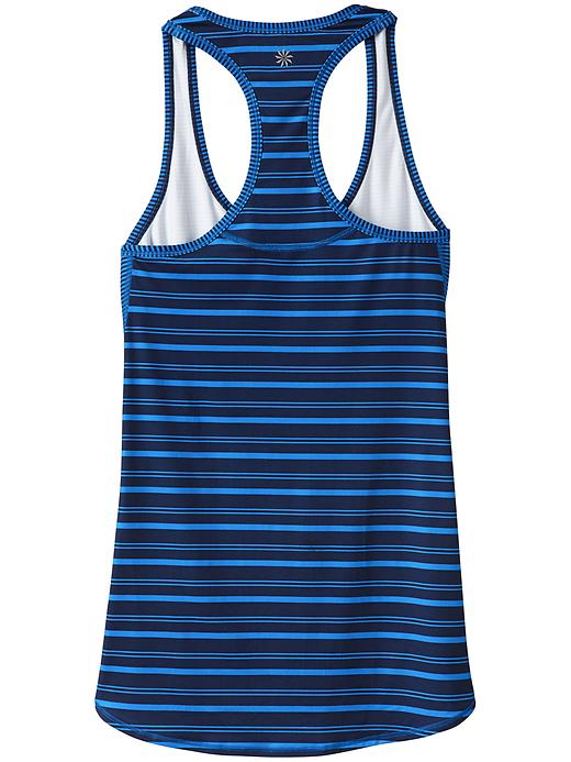 View large product image 2 of 2. Mixed Stripe Chi Tank Extra Long