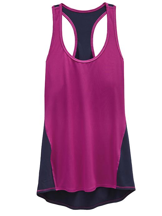 View large product image 1 of 1. Colorblock Chi Tank Extra Long